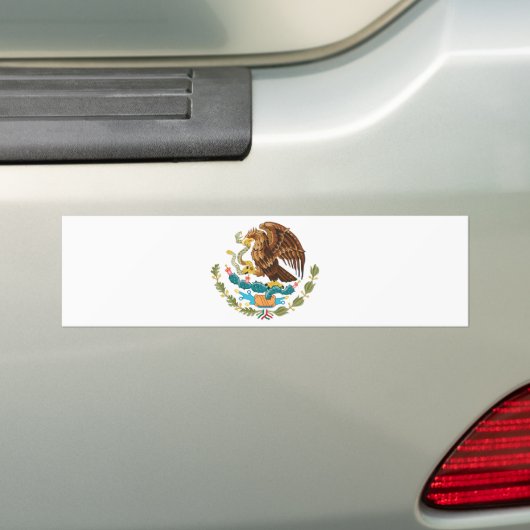 Escudo Nacional de México — Mexicaans embleem Bumpersticker (Op auto)