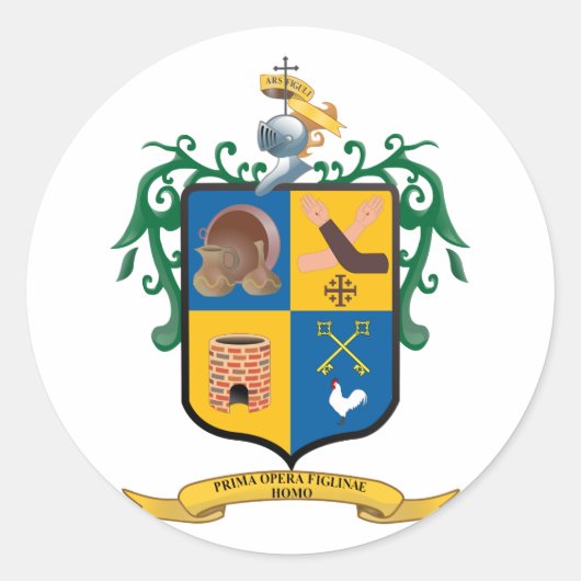 Escudo Tlaquepaque Jalisco, Mexico Ronde Sticker (Voorkant)