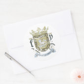 Escudo Urbano (khaki) Ronde Sticker (Envelop)