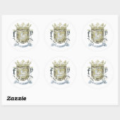 Escudo Urbano (khaki) Ronde Sticker (Vel)