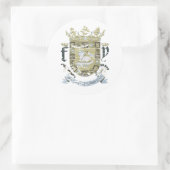 Escudo Urbano (khaki) Ronde Sticker (Tas)