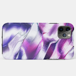 Esculpido de metal fosco, em roxo e lilás Case-Mate iPhone case