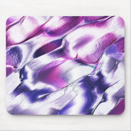 Esculpido de metal fosco, em roxo e lilás muismat