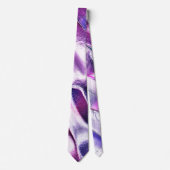 Esculpido de metal fosco, em roxo e lilás stropdas (Voorkant)