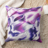 Esculpido de metal fosco, nas cores lilás e roxo kussen (Deken)