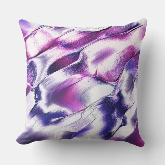 Esculpido de metal fosco, nas cores lilás e roxo kussen (Voorkant)