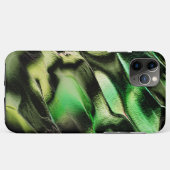 Esculpido de metal opaco, em verde e tom de creme Case-Mate iPhone case (Achterkant (horizontaal))