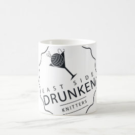 ESDK klassieke logo wit-op-witte mok
