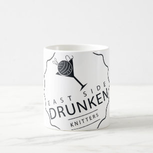ESDK klassieke logo wit-op-witte mok