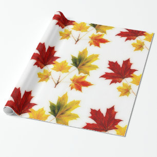 esdoorbladeren cadeaupapier