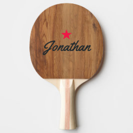 Esdoorhout Vintage Star Signature Tafeltennisbatje