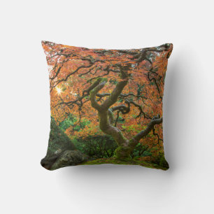 Esdoorn bij de Japanse Tuinen in de herfst Kussen