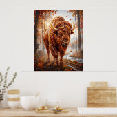 Esdoorn Bizon Suiker Wouden Poster (Keuken)