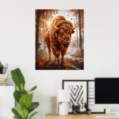 Esdoorn Bizon Suiker Wouden Poster (Thuiskantoor)