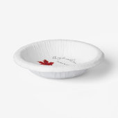  esdoorn bladeren -bruiloft papieren kommen (Gebogen)