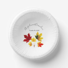  esdoorn bladeren -bruiloft papieren kommen