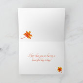 esdoorn bladeren "gewoon" aquarel Kaart (Binnen)