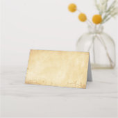 esdoorn bladeren herfst bruiloft gevouwen plaats k plaatskaartje (Achterkant)