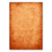 Esdoorn bladeren sinaasappel herfst bruiloft gevou kaart (Achterkant)