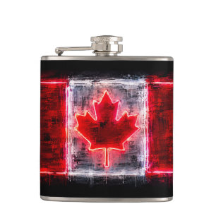 Esdoorn Canadese Vlag Heupfles