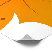 Esdoorn: Cartoon herfstbladeren Poster (Hoek)