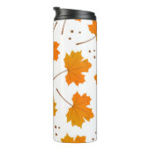 Esdoorn: Cartoon herfstbladeren Thermosbeker (Geroteerd rechts)