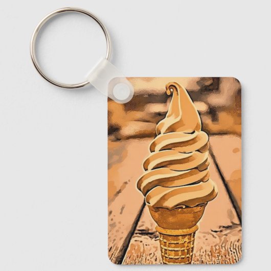 Esdoorn Creemee/Esdoornblad Sleutelhanger (Voorkant)