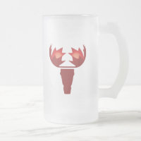 Esdoorn eland vorst glas mok