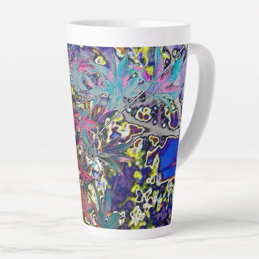 Esdoorn-Folie Latte Mok (Rechterhoek)