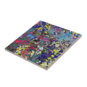 Esdoorn-Folie Tegeltje (Zijkant)