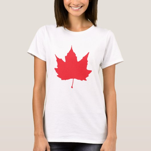 Esdoorn herfstblad t-shirt (Voorkant)