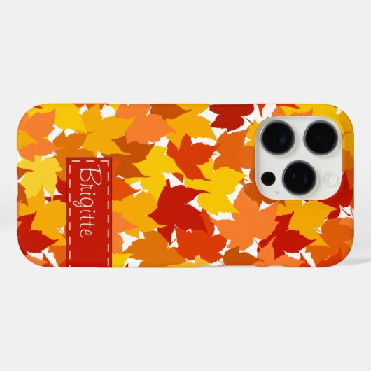 Esdoorn herfstbladeren Case-Mate iPhone case (Achterkant (horizontaal))