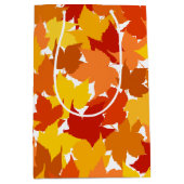 Esdoorn herfstbladeren medium cadeauzakje (Voorkant)