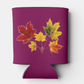  esdoorn laat diep rood achter - bruiloft blikjeskoeler (Achterkant)