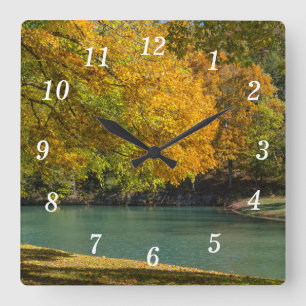 Esdoorn paraplu over Dogwood Creek wandklok
