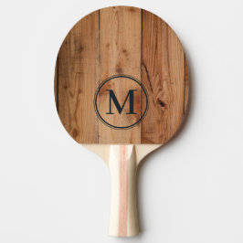 Esdoorn ruwe snede monogram tafeltennisbatje