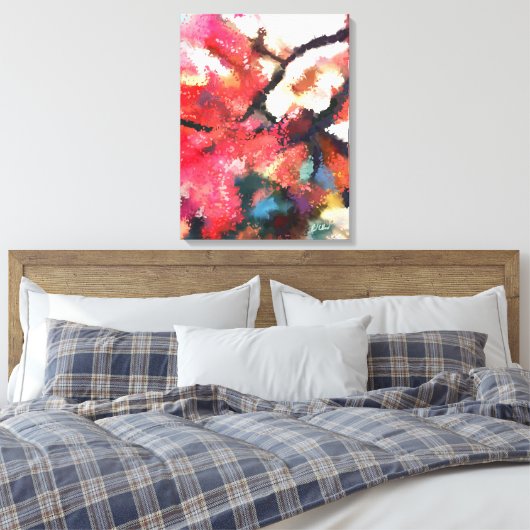 esdoorn sprites canvas afdruk (Insitu (Slaapkamer))