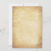 esdoorn verlaat bruiloft uitnodiging Herfst herfst (Achterkant)