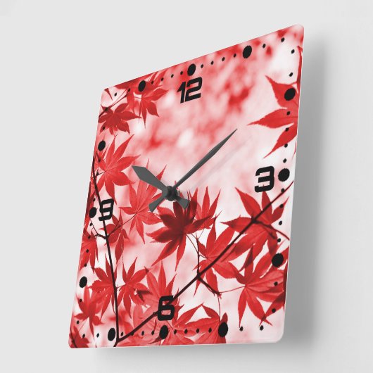 Esdoorn verlaat het landschap Design-21355 Vierkante Klok (Hoek)