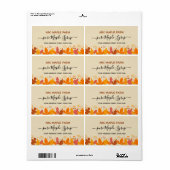 Esdoorn verlaat rand Esdoorn siroop product label (Full Sheet)