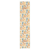 esdoorn vertrekt dankbaar Thanksgiving brunch dine Korte Tafelloper (Voorkant)