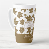 esdoorn vertrekt dankbaar Thanksgiving brunch dine Latte Mok (Linkerhoek)