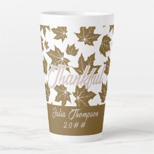 esdoorn vertrekt dankbaar Thanksgiving brunch dine Latte Mok