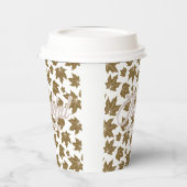 esdoorn vertrekt dankbaar Thanksgiving brunch dine Papieren Bekers (Links)