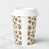 esdoorn vertrekt dankbaar Thanksgiving brunch dine Papieren Bekers (Rechts)