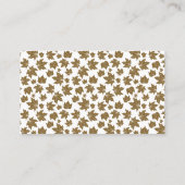 esdoorn vertrekt dankbaar Thanksgiving brunch dine Plaatskaartje (Achterkant)