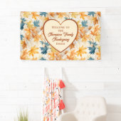 esdoorn vertrekt dankbaar Thanksgiving brunch dine Spandoek (Insitu)