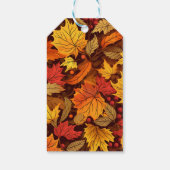 esdoornblad Baby shower Cadeaulabel (Achterkant)