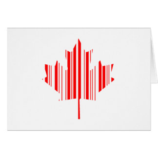 ESDOORNBLAD BARCODE CANADA VLAG Barcode Patroon