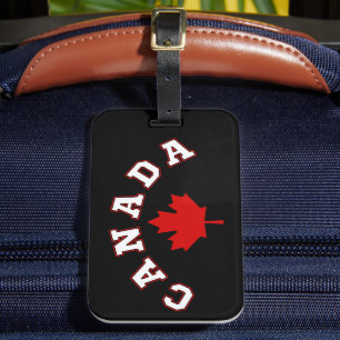 Esdoornblad Canada Bagagelabel